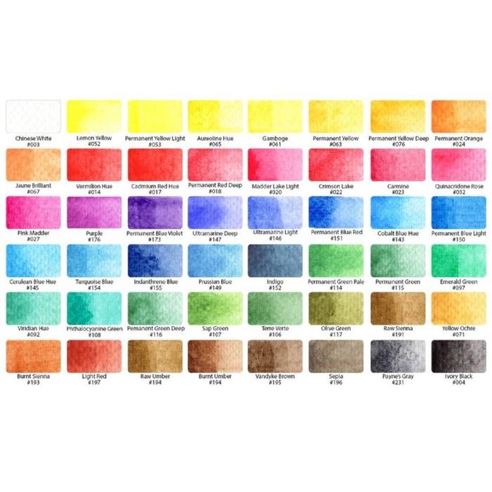 

Koi Watercolor Half Pan Refill / Cat Air Koi Sakura