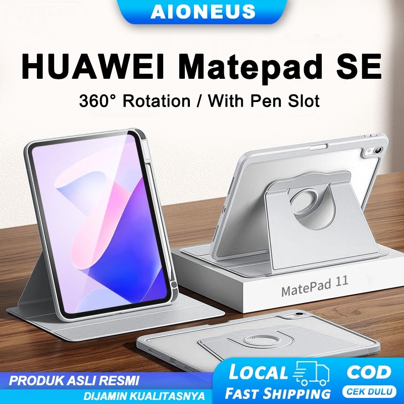 Acrylic Case for Huawei Matepad SE 11 2024 Matepad Huawei 11 inch 21/23 Rotatable Stand Flip Tablet 
