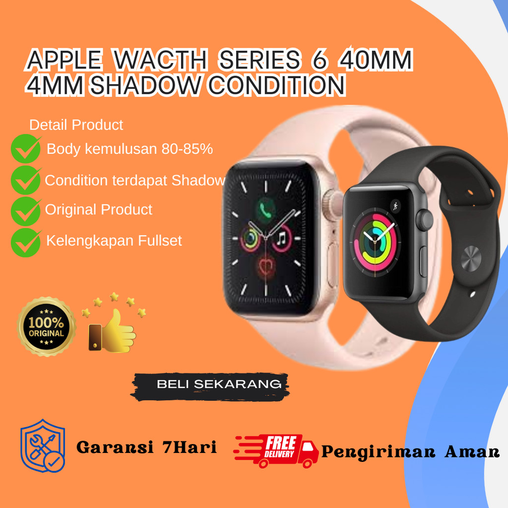 Iwatch Series 6 40MM 44MM Shadow Second Fullset