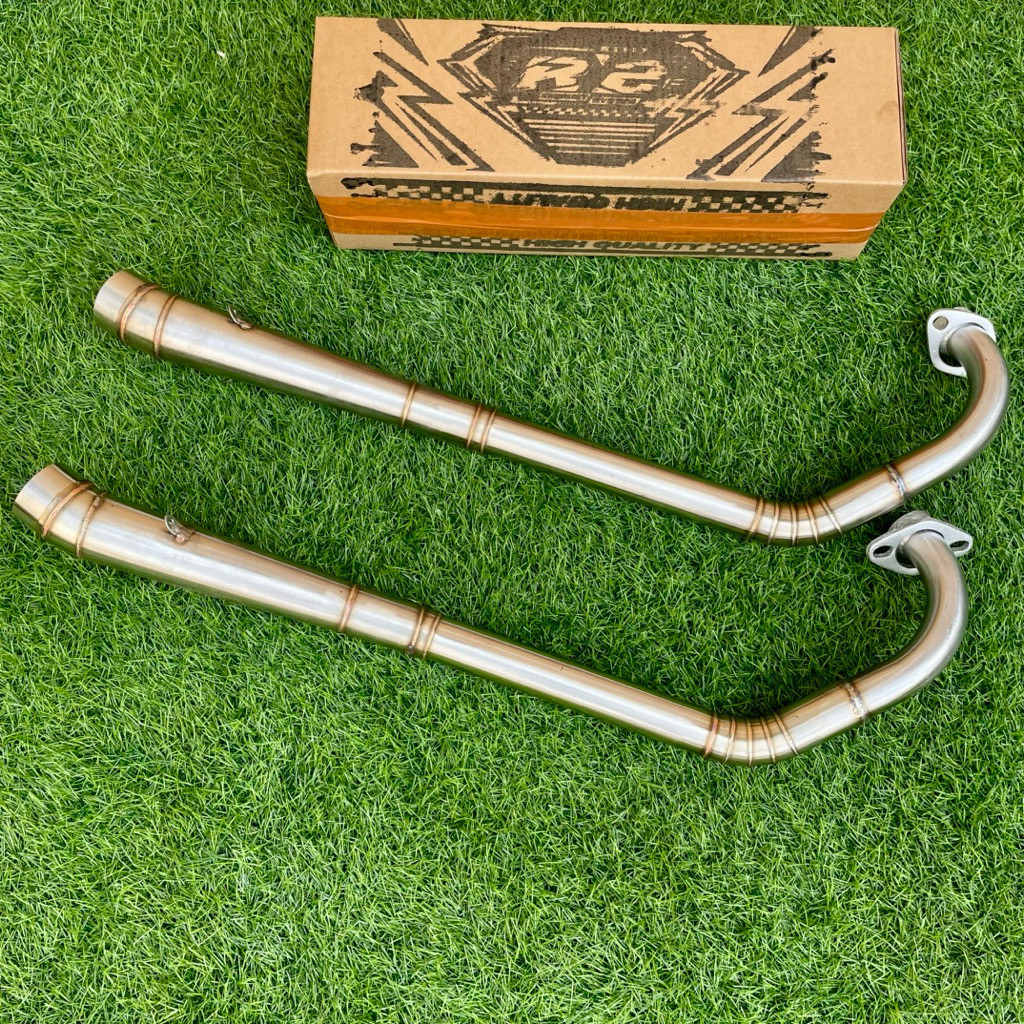 leher Knalpot kompetisi drag race pemasangan standrt 135cc - 200cc jupiter MX LAMA DAN MX NEW