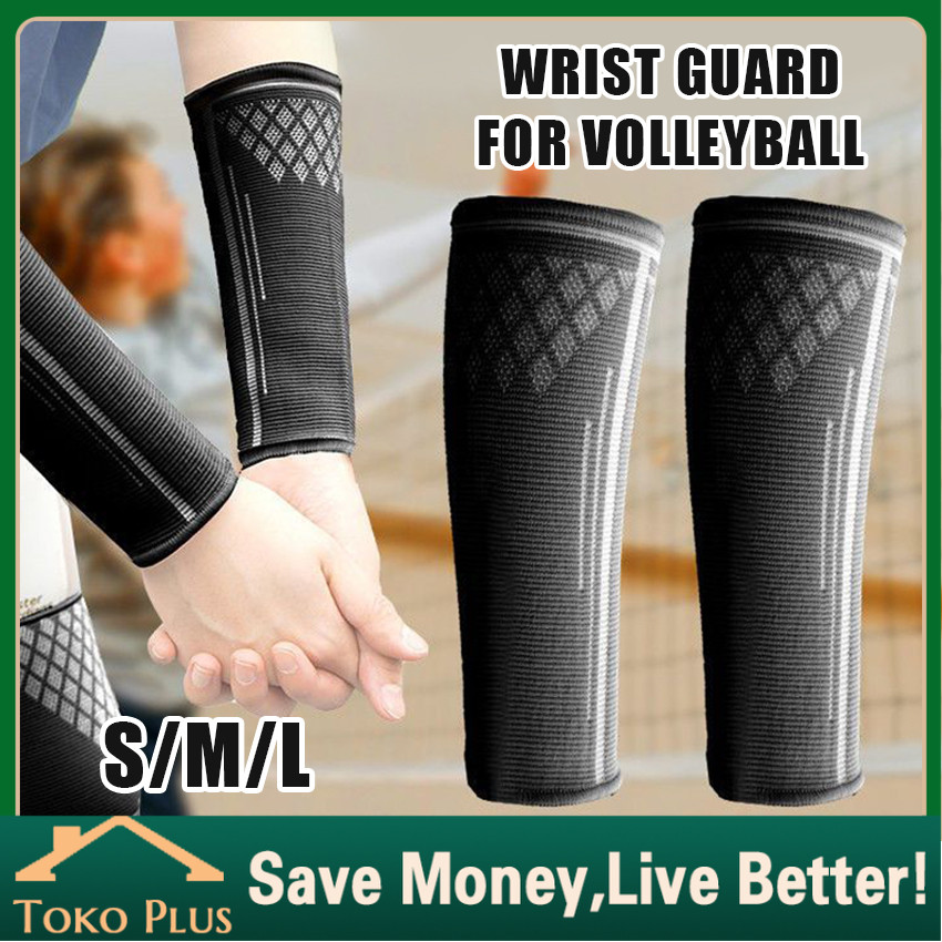 2PCS Elbow Sleeve Brace Elastis volly Protector Pelindung Siku Tangan Deker Pelindung SIku Lengan El