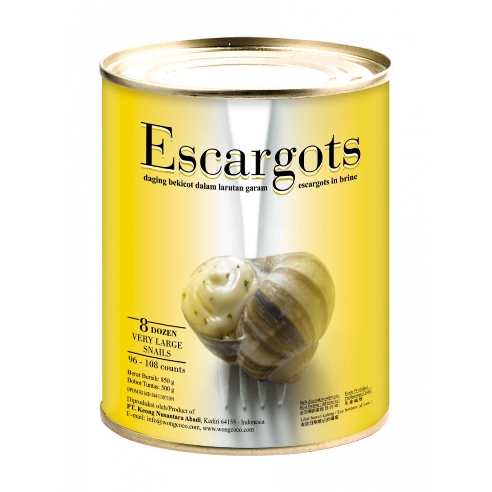 

Escargot / Escargot Snail / Keong Escargot - 850 Gram