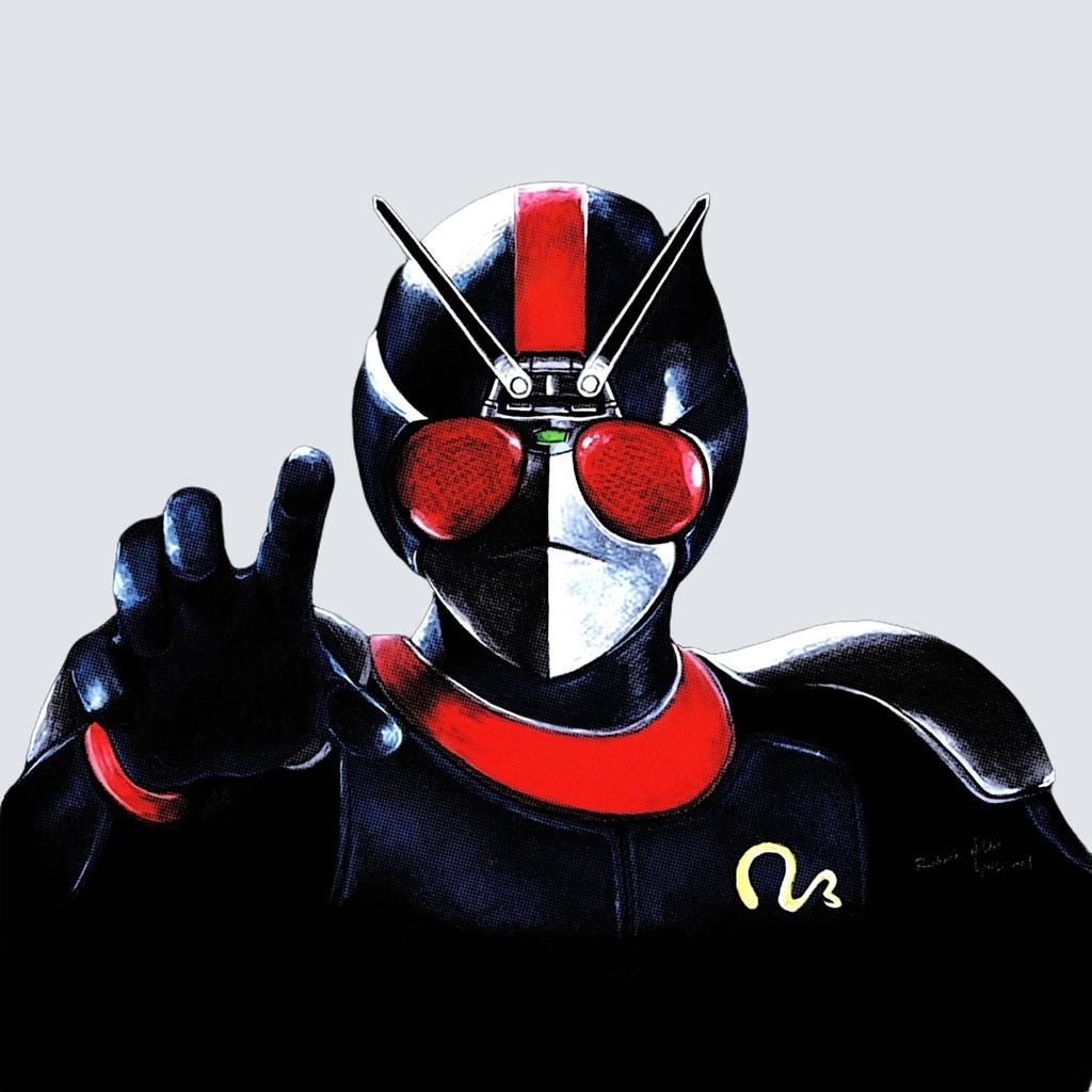 Raster TShirt Kaos Pria Vintage Ksatria Baja Hitam RX Bio Kamen Rider RX BIO Katun Premium