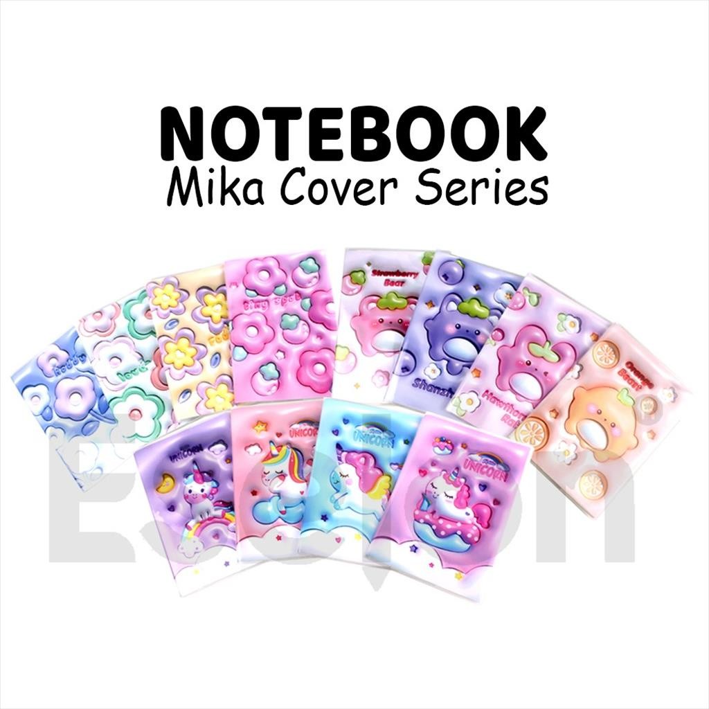 

❤️️Notebook A5 Fancy Cover Mika / Notebook A5 56 Lembar Karakter❤️️