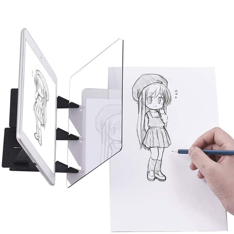

Imaging Drawing Board Sketch Optical Reflection Dimming Bracket Painting Mirror Plate Tracing Copy Table Projection new Board