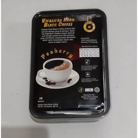 

Peaberry Vitalitas Herb Black Coffee