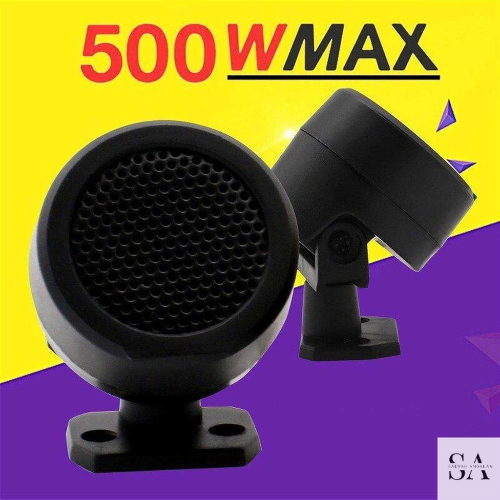 Speaker Tweeter Mobil 3D Stereo Sound 105dB 500W