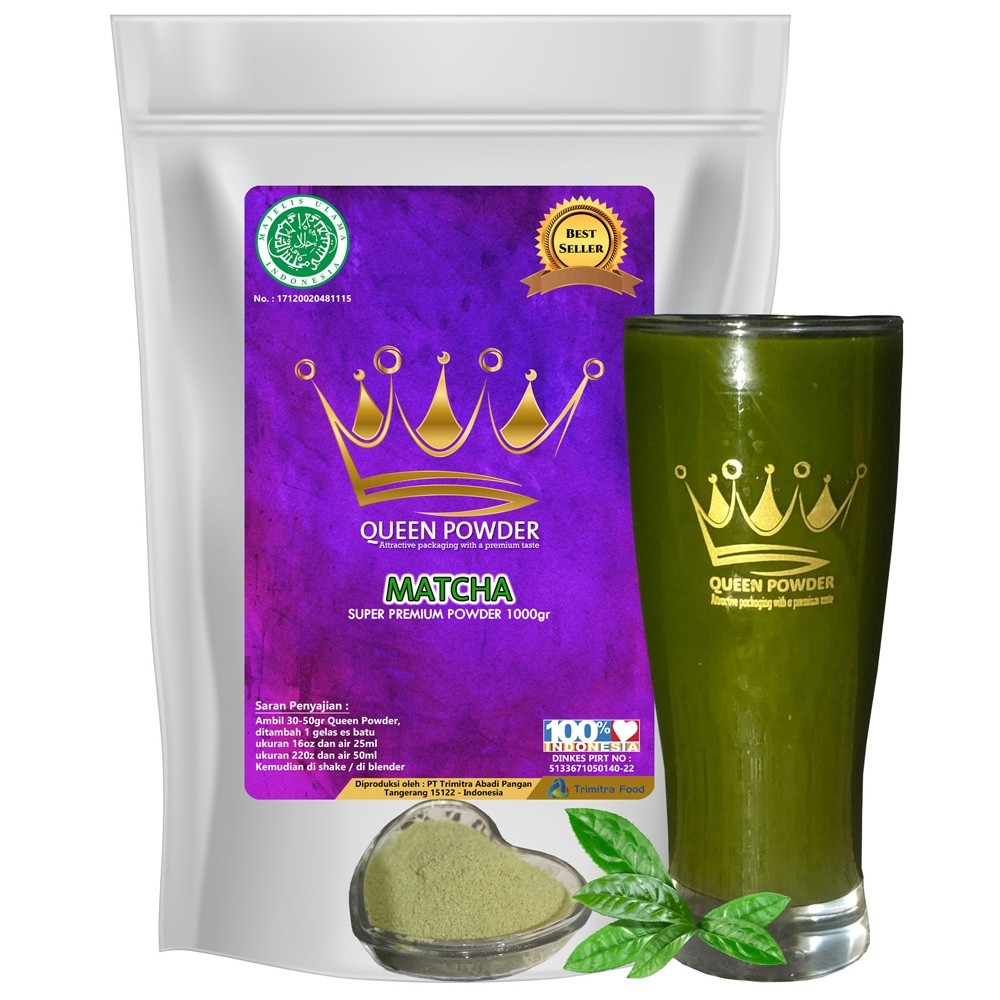 

Bubuk Minuman Queen Powder Super Premium Rasa Matcha 1Kg