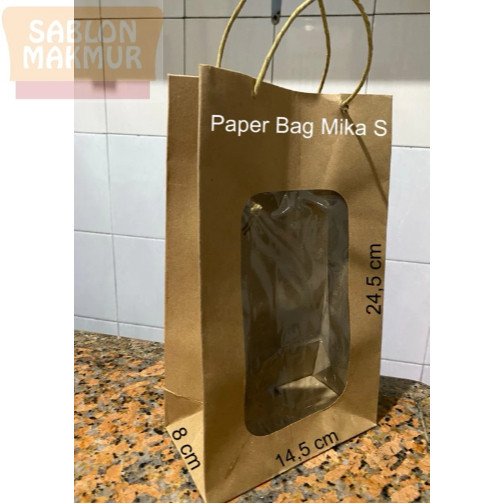 

Paper Bag Mika Murah Polos Kraft Coklat Tebal Tas Souvenir Tas Hajatan Shopping Bag