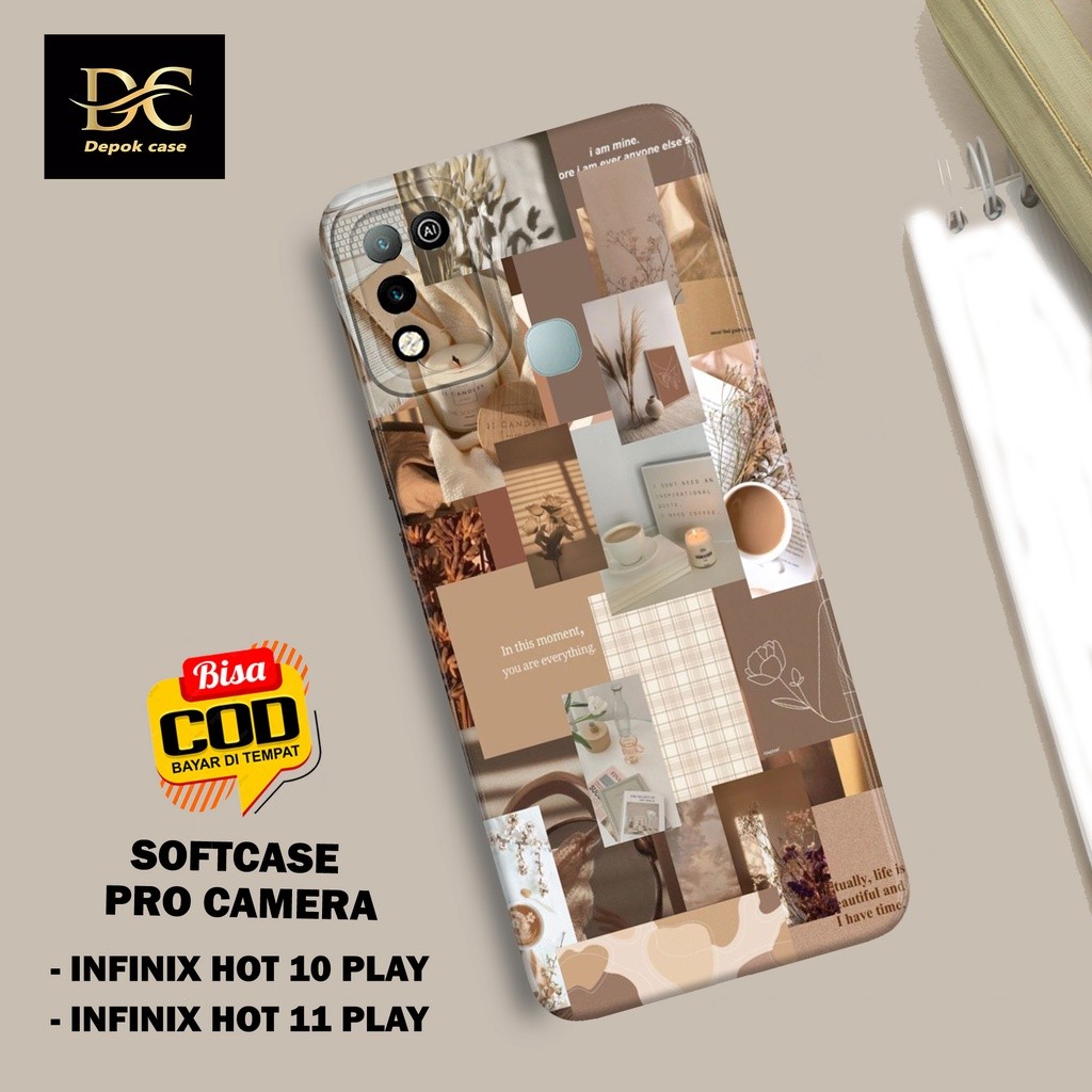Case Infinix Hot 10 Play / Infinix Hot 11 Play Terbaru - Fhasion Case AESTHETIC - Casing Hp Infinix 