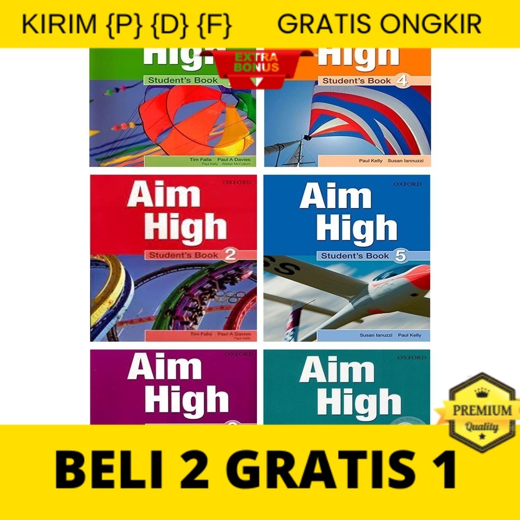 

{P} {D} {F} Ox Aim High Student Book 1 2 3 4 5 6 / Colour