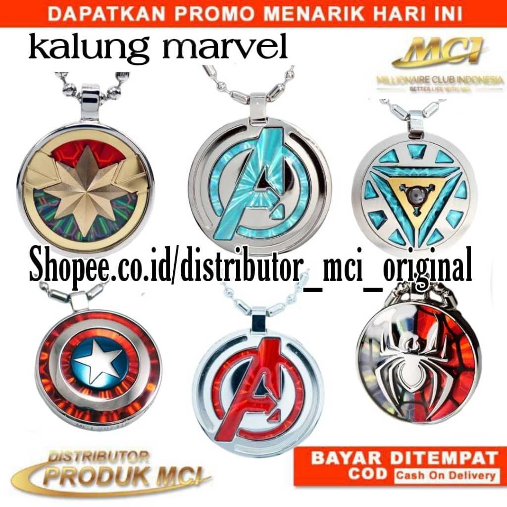 KALUNG MARVEL SERIES MCI KALUNG KESEHATAN PRIA KALUNG MCI ORIGINAL MARVEL CAPTAIN AMERIKA MARVEL SPI