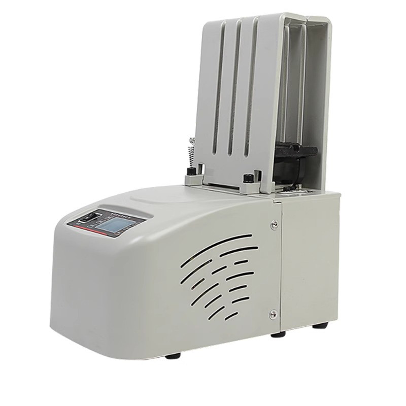 

Semi-automatic cotton thread binding machine for banks, electric spiral pressurized banknote binding machine