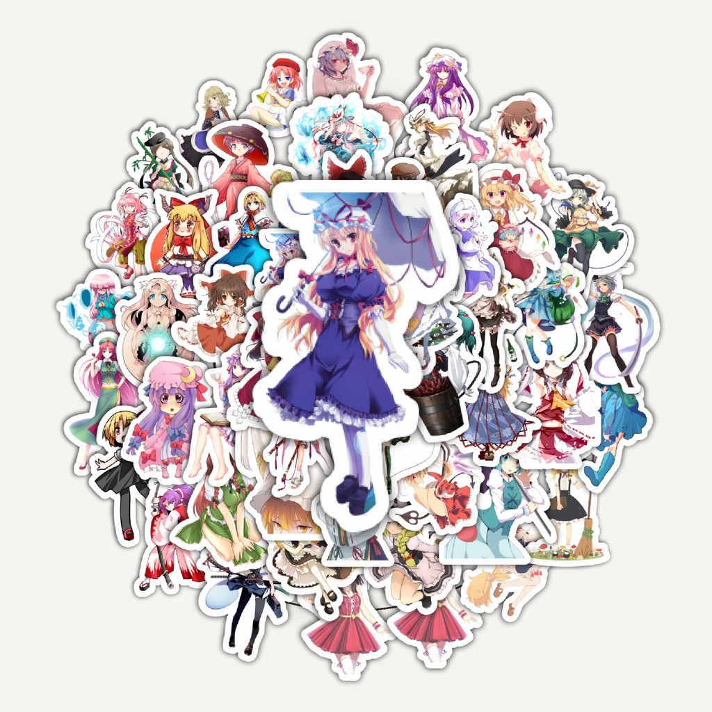 

Sticker Pack Stiker Game Series Touhou Project Karakter Mix 1 | Sticker TUMBLR | Stiker LAPTOP KOPER HELM