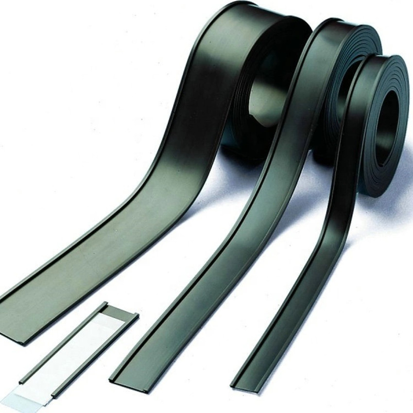 

1meter Magnetic Label Holder Channel Plastic magnet "C" form Shape Rubber Magnetic Strip Extrusion Flexible Magnet Label