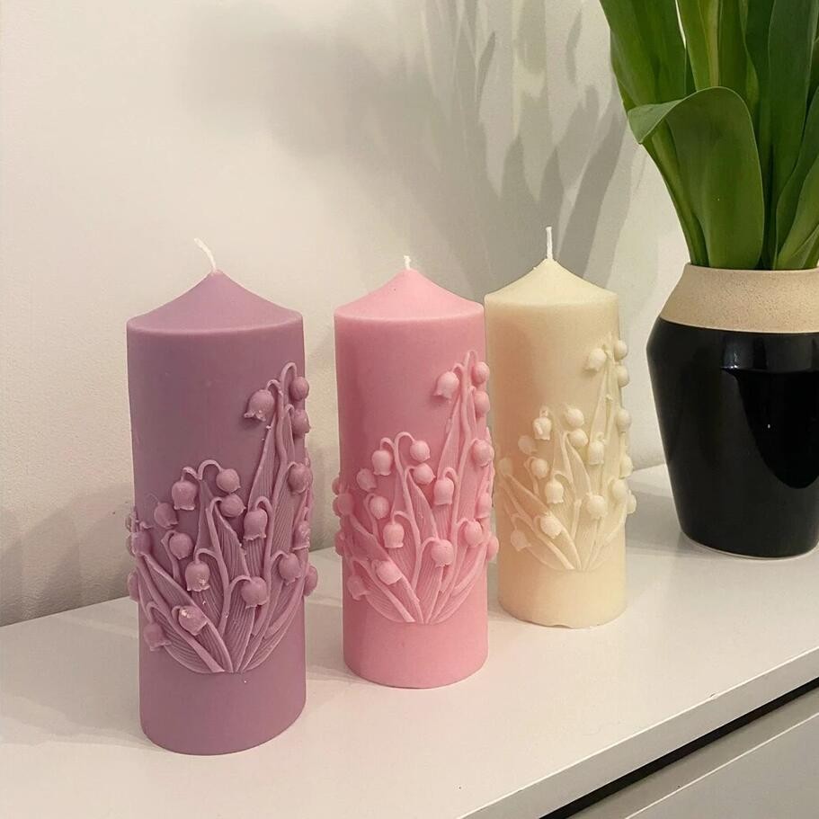 

Linglan Flower Candle Silicone Mold Bouquet Scented Aromatherapy Soybean Wax Mold Rose Handicrafts Candle Home Decoration Molds