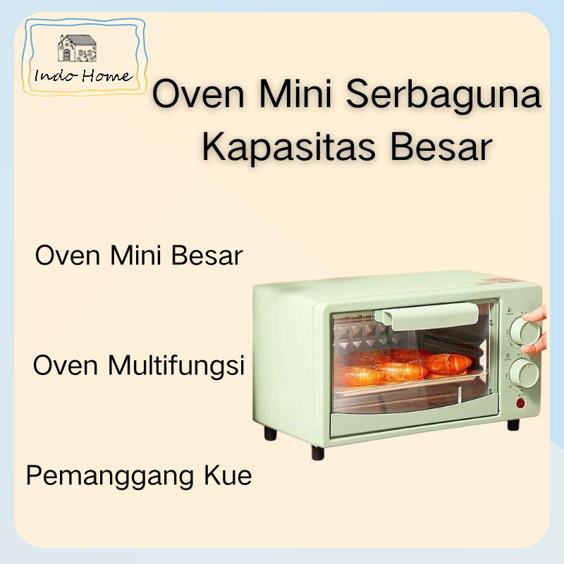 Oven Mini Serbaguna - Kapasitas Besar untuk Memanggang Kue, Roti & Makanan