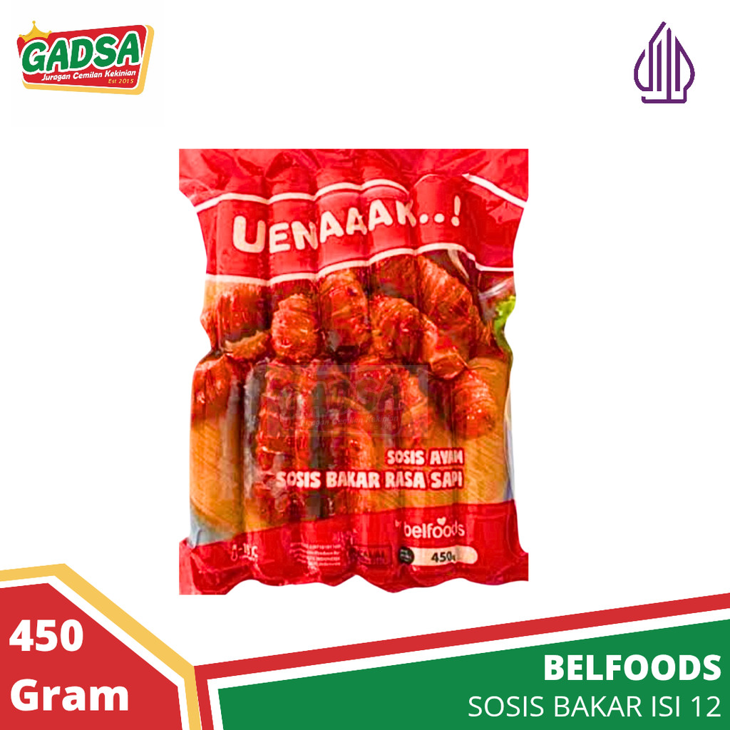 

Sosis Bakar Belfoods Uenaaak isi 12 Sosis Ayam Sapi