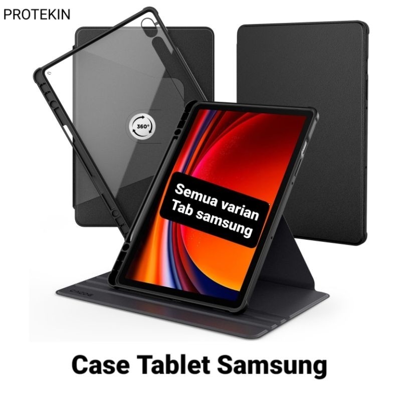 Cover case akrylic Rotation Tablet samsung S8,S9,S9 FE+ dll semua varian tab samsung softcase akrili