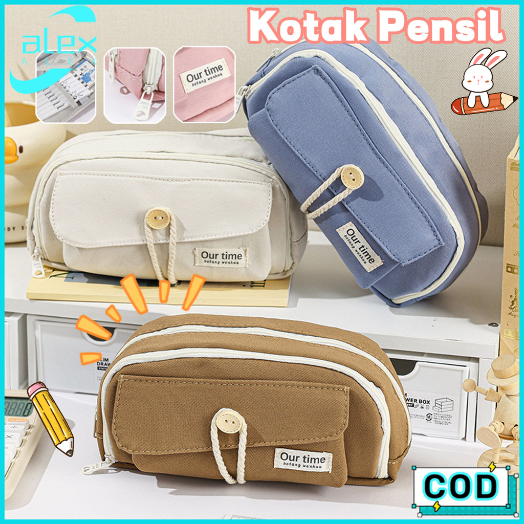 

Kotak Pensil Kawaii Kapasitas Besar Kotak Penyimpanan Kotak Pensil Kapasitas Besar Tas Rautan Pensil Tas Pensil Kain