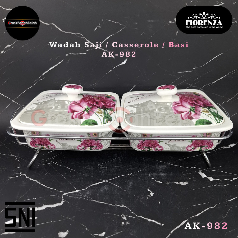 Wadah Saji / Casserole / Basi Fiorenza AK-982 TERLARIS