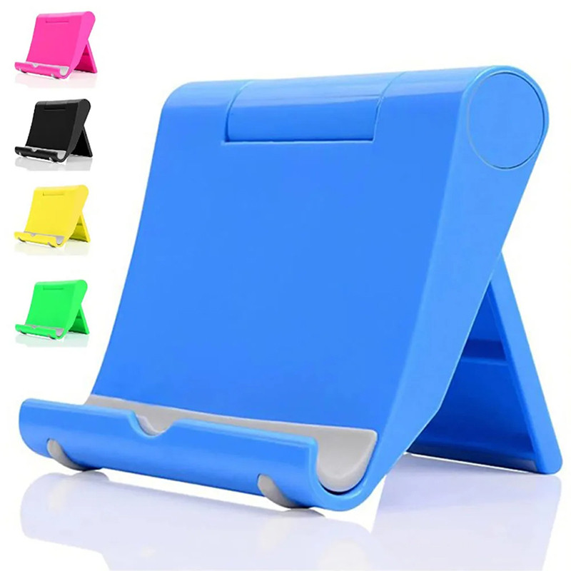 

Universal Foldable Desk Phone Holder Mount Stand for iPhone Samsung iPad Cell Phone Tablet Desktop Holder Adjustable Mini Stand