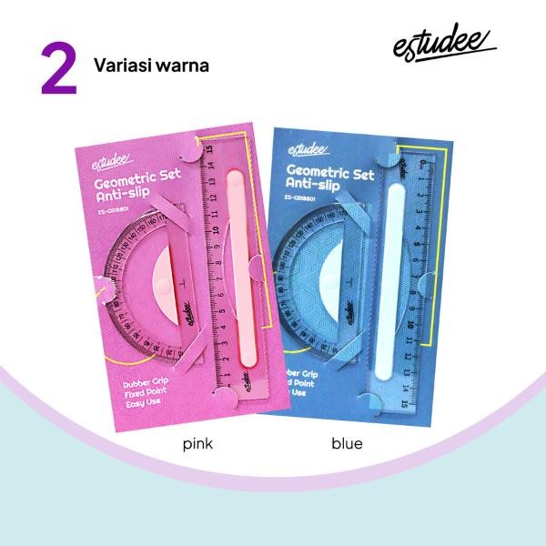 

Estudee Geometric Set Anti-Slip Blue ES-GR18801