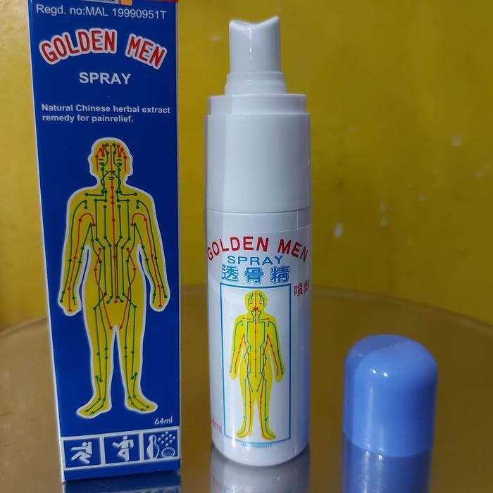 Minyak Gosok Golden men spray ampuh mengatasi pegal pegal, nyeri, dll