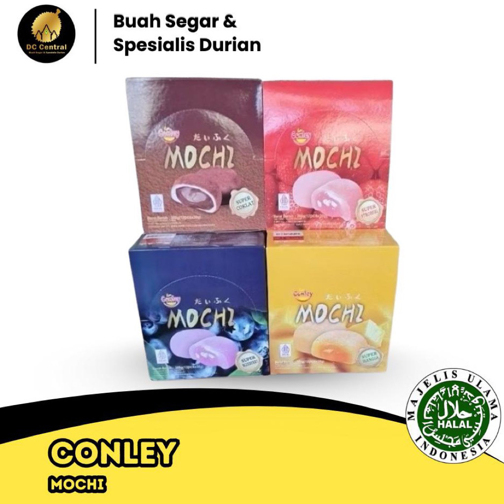 

Kue Mochi Conley Khas Jepang 1 Dus isi 12pcs Aneka Rasa
