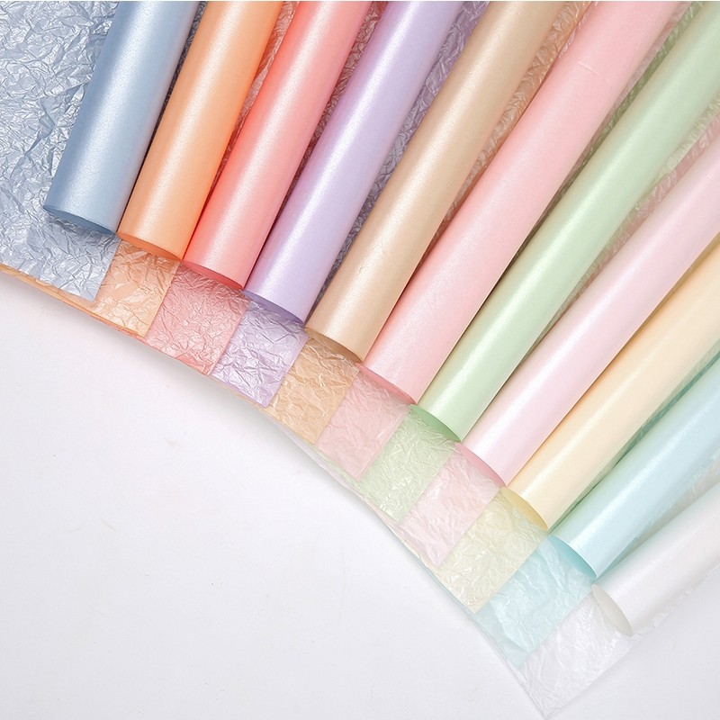 

[ 20 LEMBAR ] Flower Wrapping Korean Pearl Pear Paper Tissue Kertas Buket KB6255