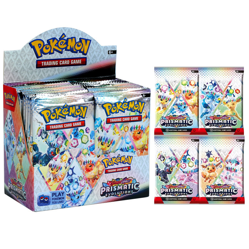 

Prismatic Evolutions 360Pcs Pokemon Card Journey Together Stellar Crown 151 Ultra Prism English Booster Battle Transaction Card