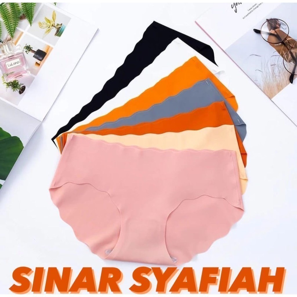 Celana Dalam Seamless Gelombang sexy CD Wanita Kolor Cewe Tanpa Jahitan