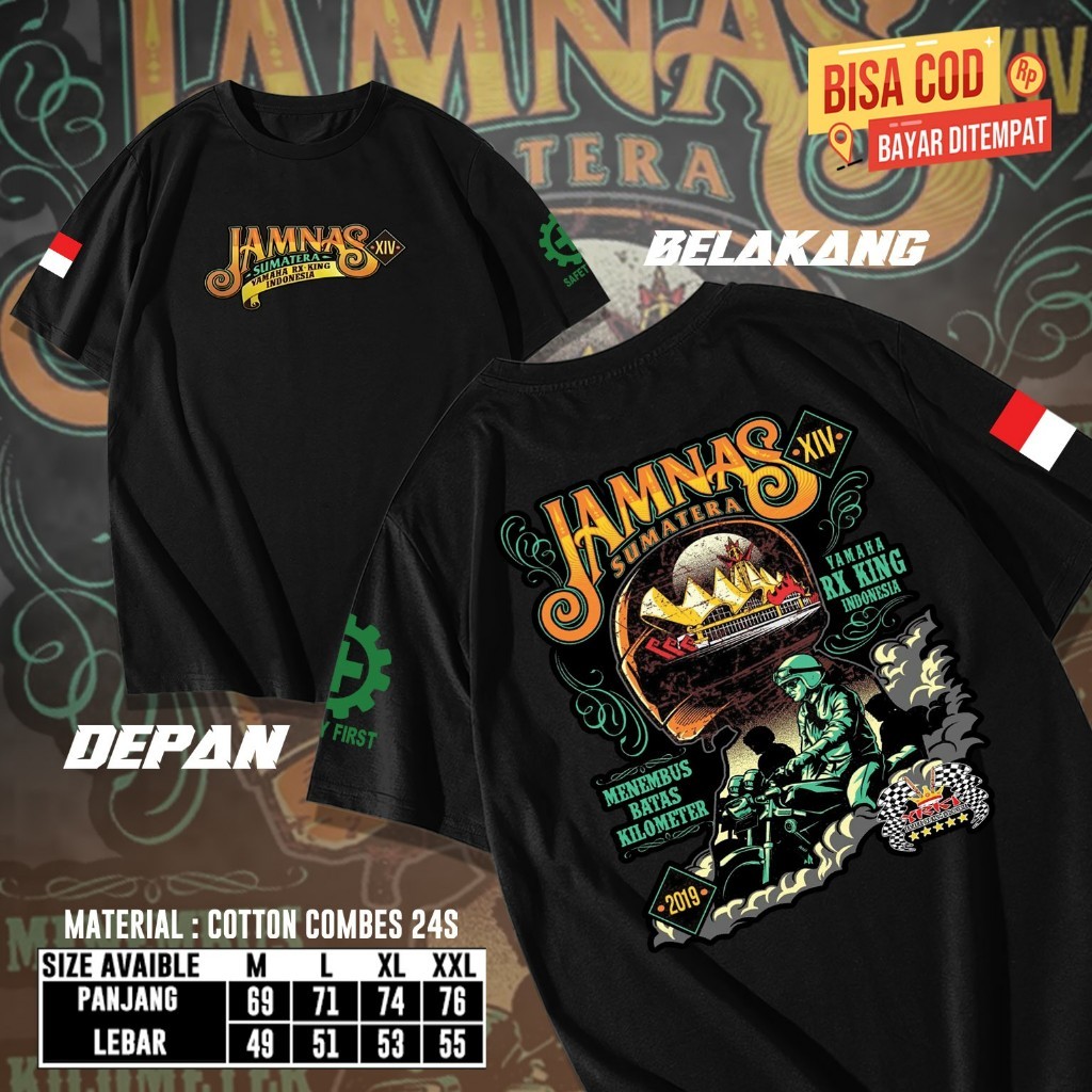 Kaos Jamnas YRKI Sumatera - Kaos RX King - Apparel Jamnas RX King - Baju RX King - Baju Jamnas Bante