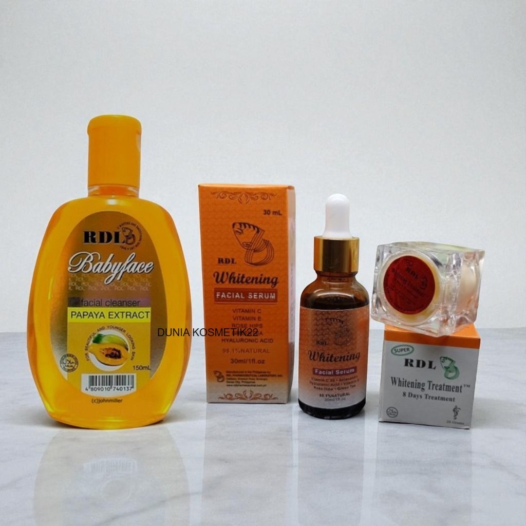 PAKET CLEANSER BABYFACE RDL 150ML BPOM + SERUM + CREAM