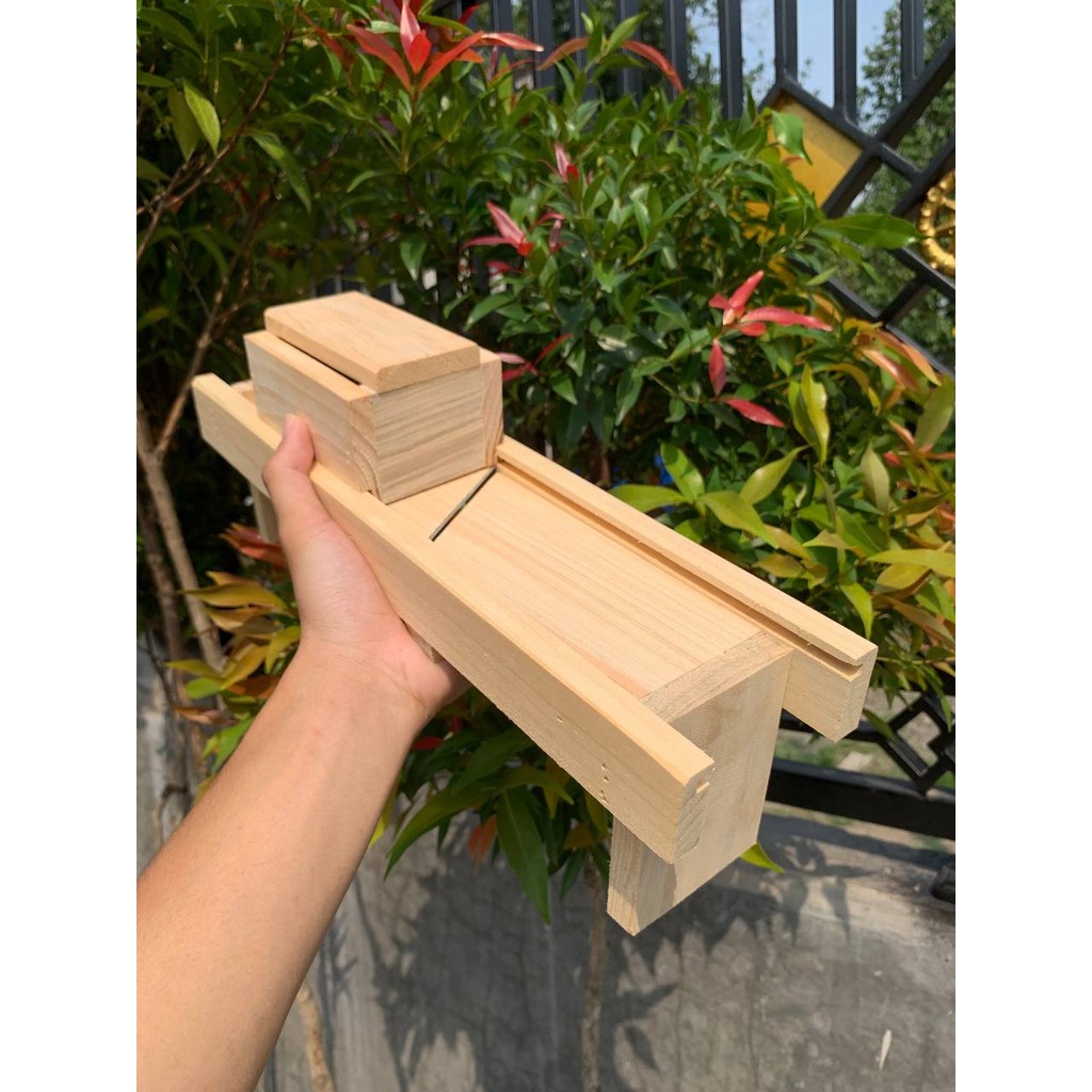 PEMOTONG BAWANG PENGIRIS BAWANG PENGIRIS KERIPIK PENGIRIS SERBAGUNA KAYU JATI