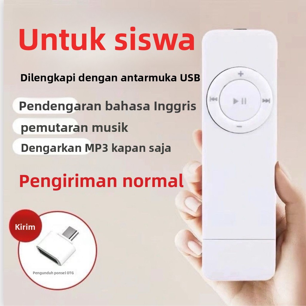 Pemutar Musik MP3 untuk Mendengarkan Lagu Pemutar Musik Portabel untuk Siswa SMP dan SMA Mendengarka
