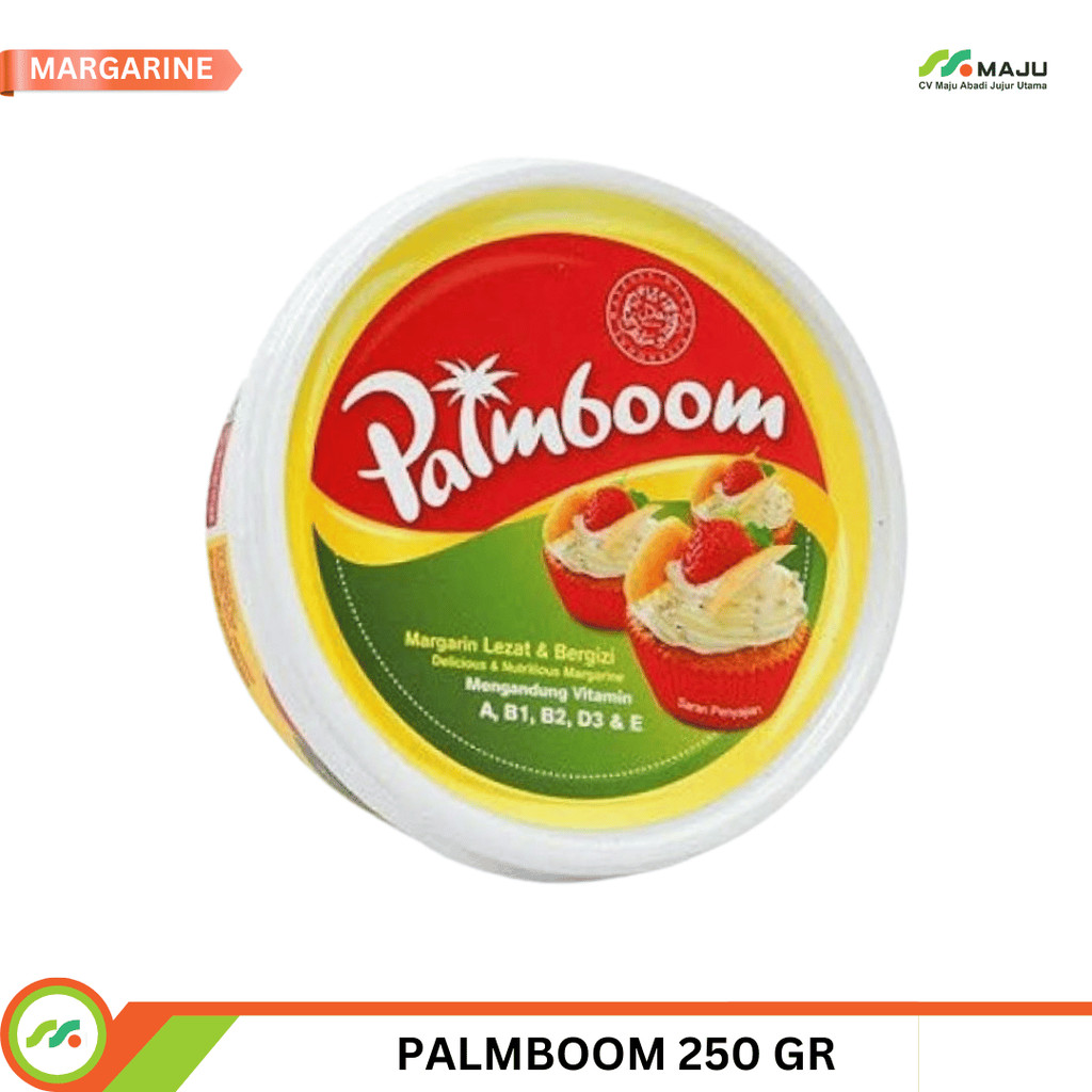 

PALMBOOM MARGARINE 250 GR – Cocok untuk Olesan, Gorengan & Baking HARGA EKONOMIS PER PCS