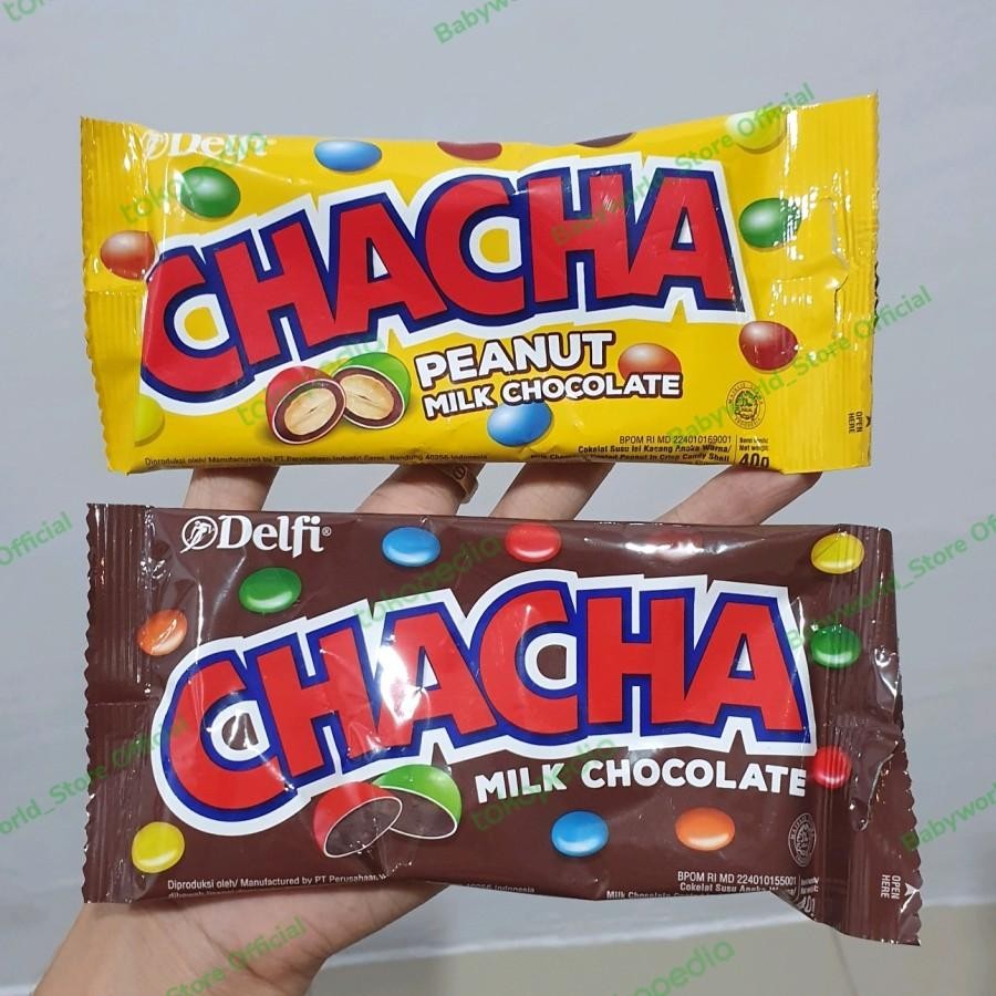 

Delfi Chacha Coklat Kacang Peanut / Milk Chocolate 60gr