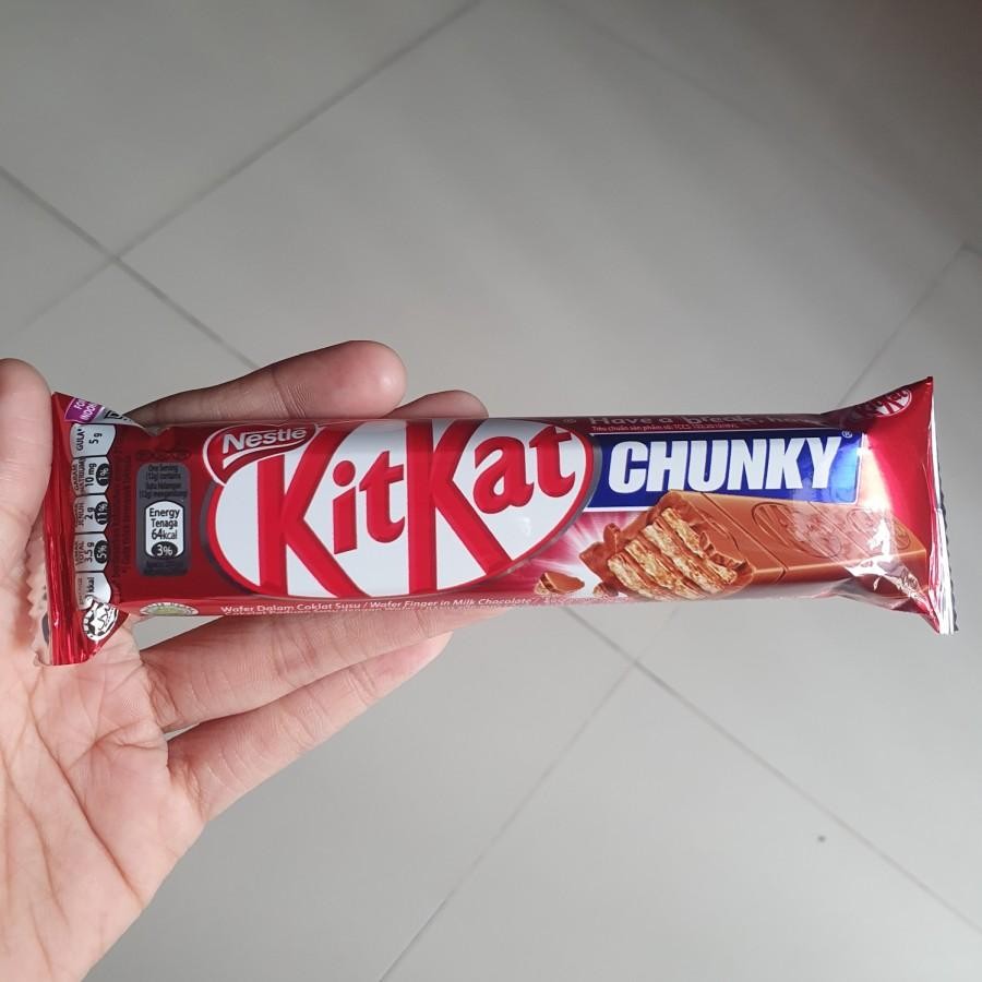 

KitKat Chunky Chocolate Wafer Bar 38gr