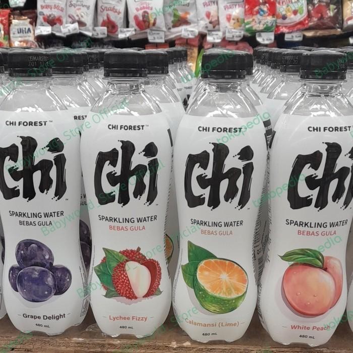 

Chi Forest Sparkling Water Bebas Gula Rasa Lychee / Grape / Lime / Peach 480ml