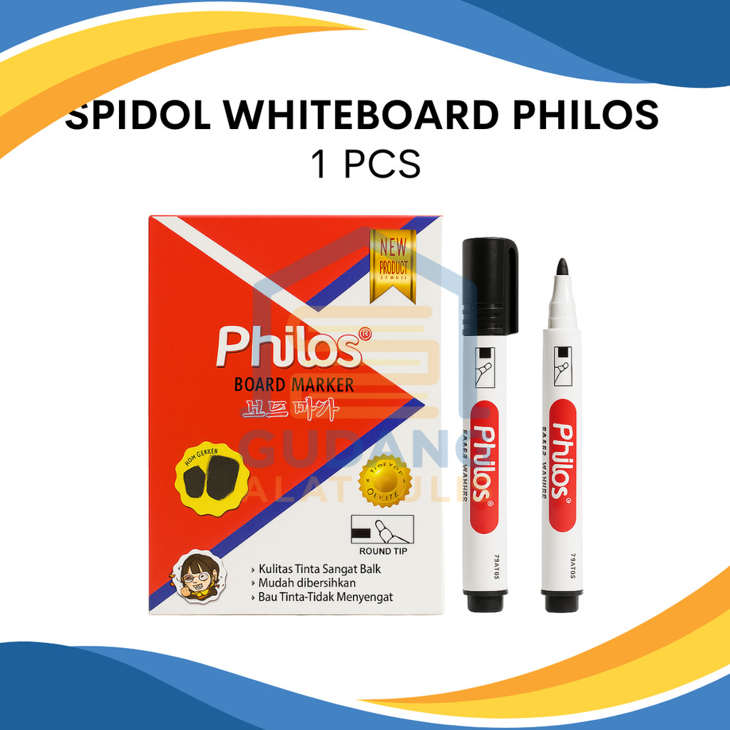

SPIDOL PERMANENT MERK PHILOS PREMIUM SANGAT BAGUS