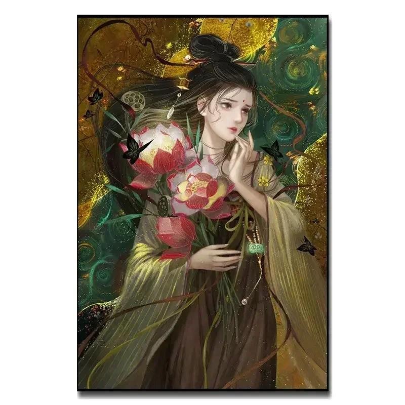 

Tulip DIY Digital Acrylic Flower Painting, Hand-Filled Landscape Painting, Explosion, 90048