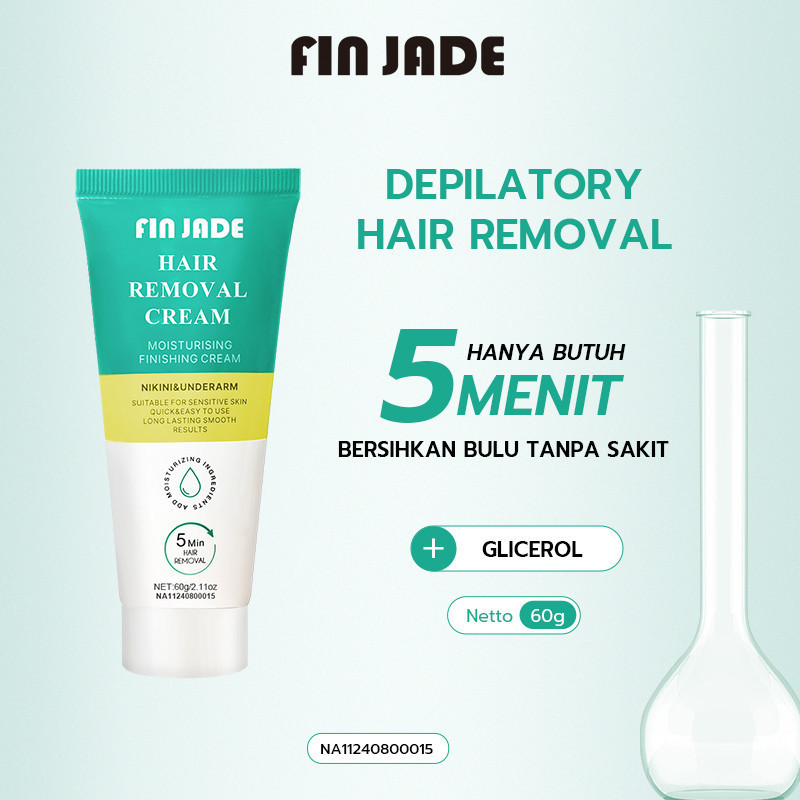 Removal Cream 4in1 Hair Removal Cream - Krim Waxing Perontok Bulu Ketiak  Non-Irritating untuk Melem