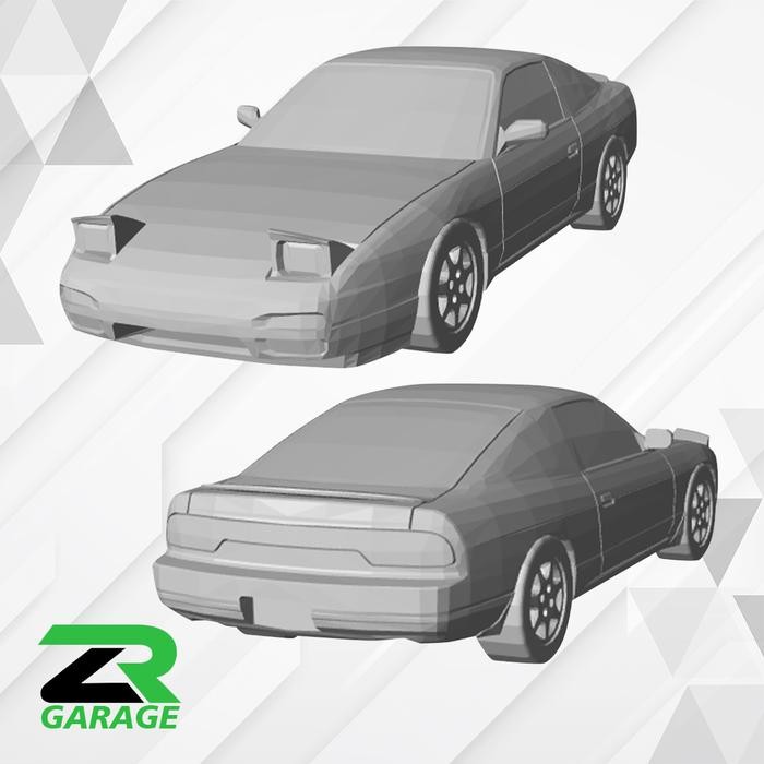 Diecast Nissan 240SX  Hot wheels Nissan 240SX Unpaint Resin