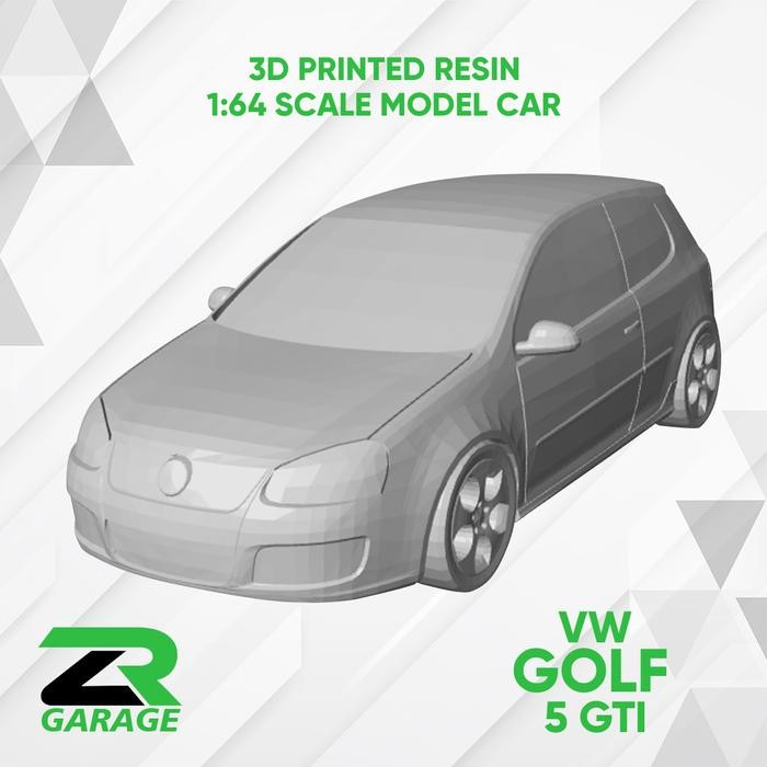 Diecast VW Golf 5 gti  Hot wheels VW Golf 5 gti Unpaint Resin