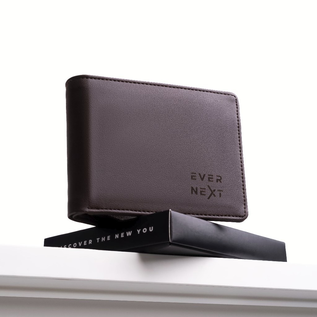 MK87YH Evernext Apparel - Dompet Kulit Pria Dompet Pendek Pria Rounin Wallet Dompet Cowok Distro
