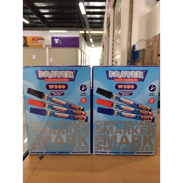 

Spidol WhiteBoard Marker Faster W-500 ( 1pak/12pcs )