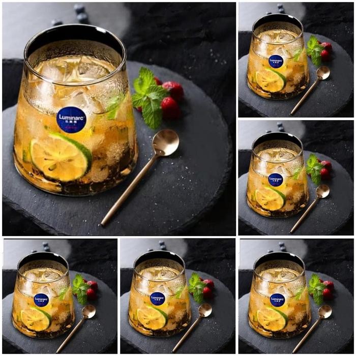 1 Set Isi 6 Gelas Luminarc/Gelas Whiskey/Beer Glass/Gelas Kaca