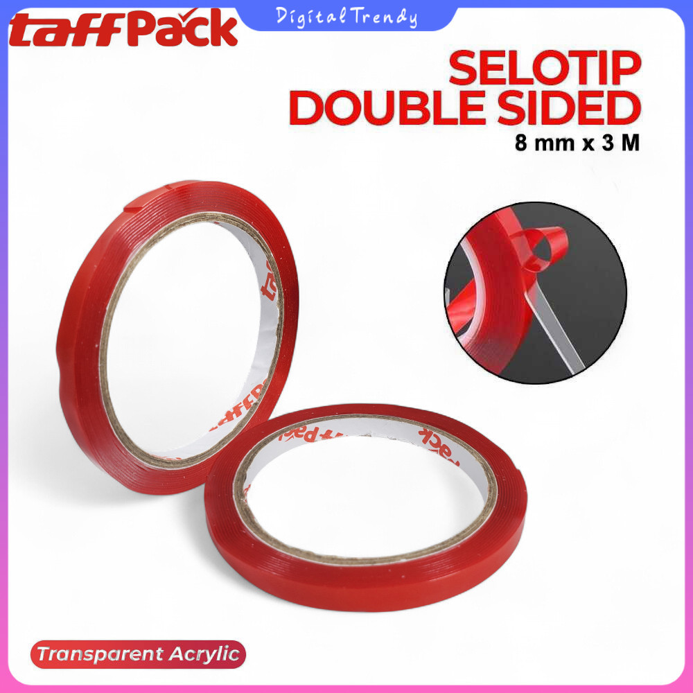 

TaffPACK Selotip Double Tape Transparent Acrylic 3M - HL878