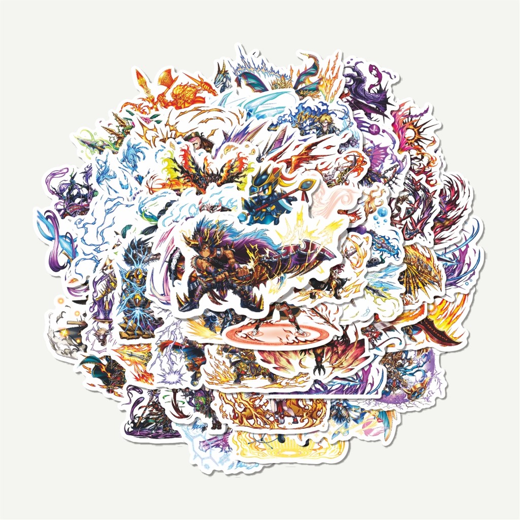 

Sticker Pack Stiker Game Series Brave Frontier Karakter Mix 3 | Sticker TUMBLR | Stiker LAPTOP KOPER HELM